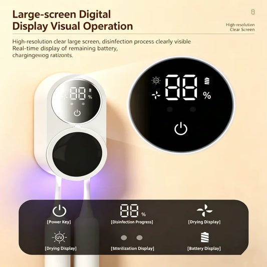 Portable UV Toothbrush Sterilizer Case
